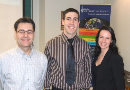 Chris Vaughan, Bill Spicer, and Madeline Lee (McMaster)