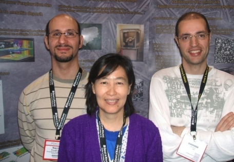 Nacim Foudil-Bey and El-Mahdi Brakni (UQAT) with Prof. Li Zhen Cheng